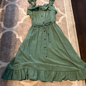 Beautiful light green summer dress